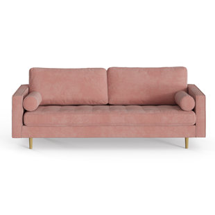 Blush pink best sale 2 seater sofa